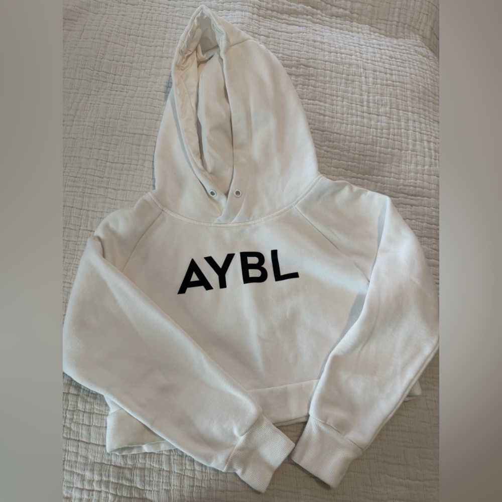 AYBL Women's White Hoodie EUC 2201